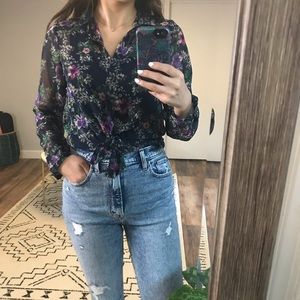 Zara Floral Blouse